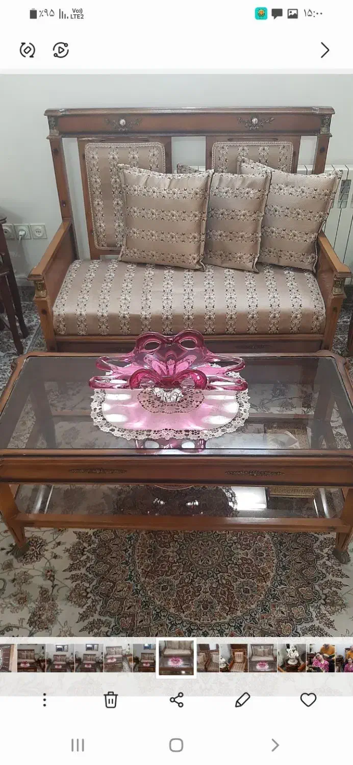 مبلمان ۶نفره|مبلمان خانگی و میز عسلی|تهران, دهم فروردین|دیوار