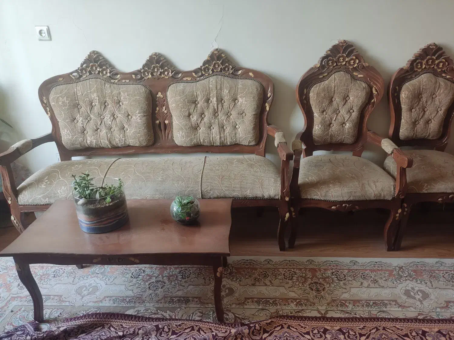 سرویس مبلمان ۹ نفره استیل بفروش میرسد|حراج|شیراز, بعثت|دیوار