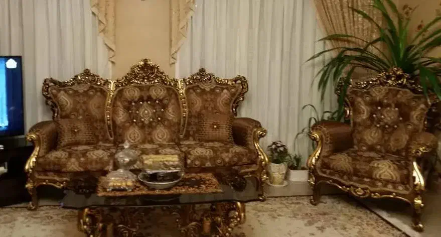 ست مبلمان استیل 9نفره ونهار خوری ۸نفره|مبلمان خانگی و میز عسلی|تهران, اکباتان|دیوار