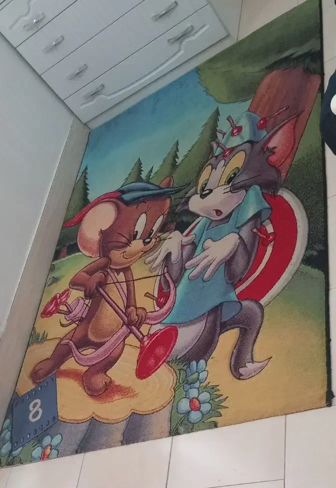 فرش اتاق کودک ۴ متری|فرش|قزوین, |دیوار