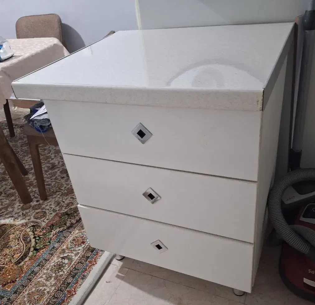 فایل سه کشو MDF با رویه ضخیم روکش کورین|جاکفشی، کمد، دراور|تهران, هفت حوض|دیوار