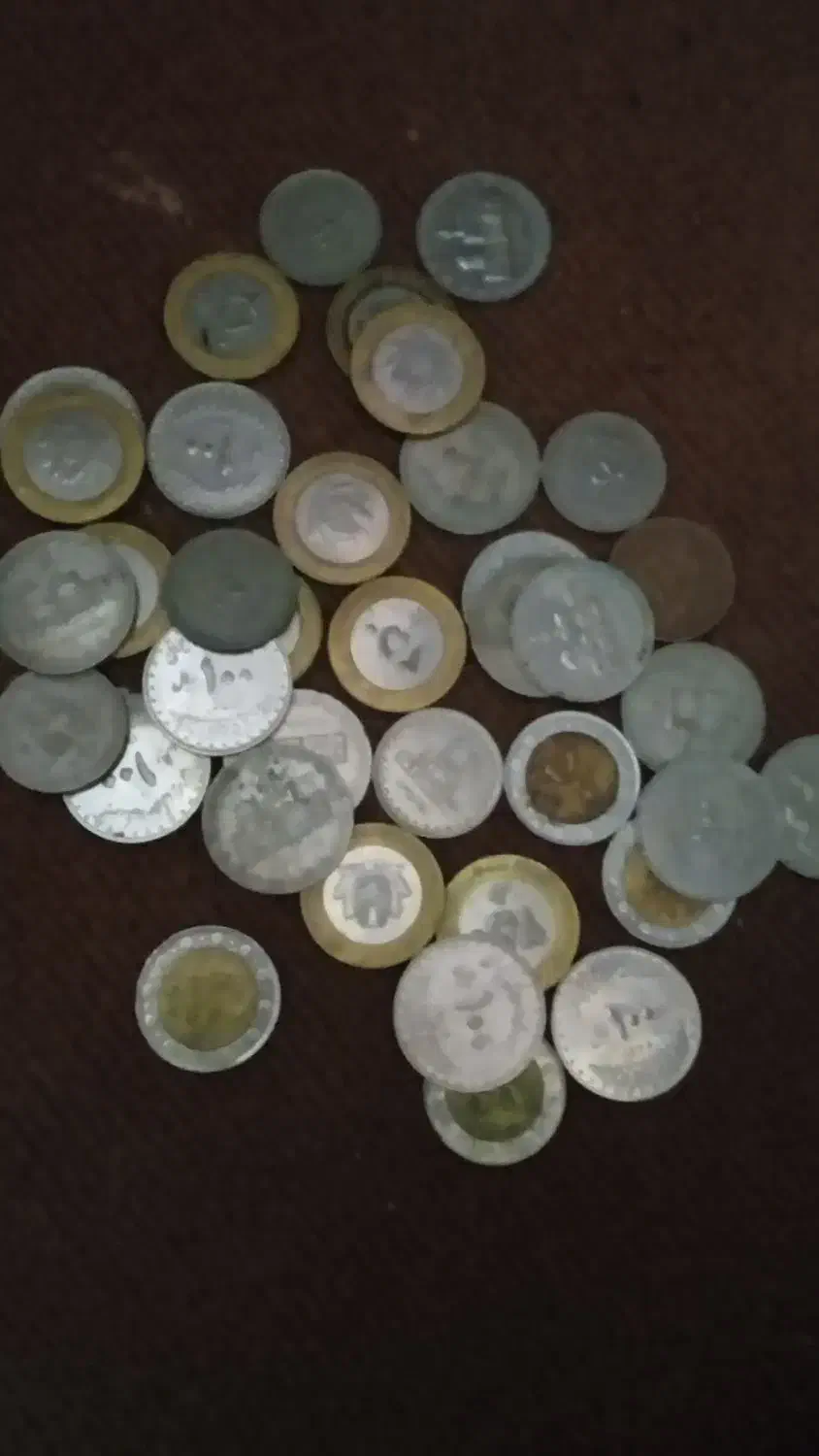 تعدادی سکه قدیمی|کلکسیون سکه، تمبر، اسکناس|بهبهان, |دیوار