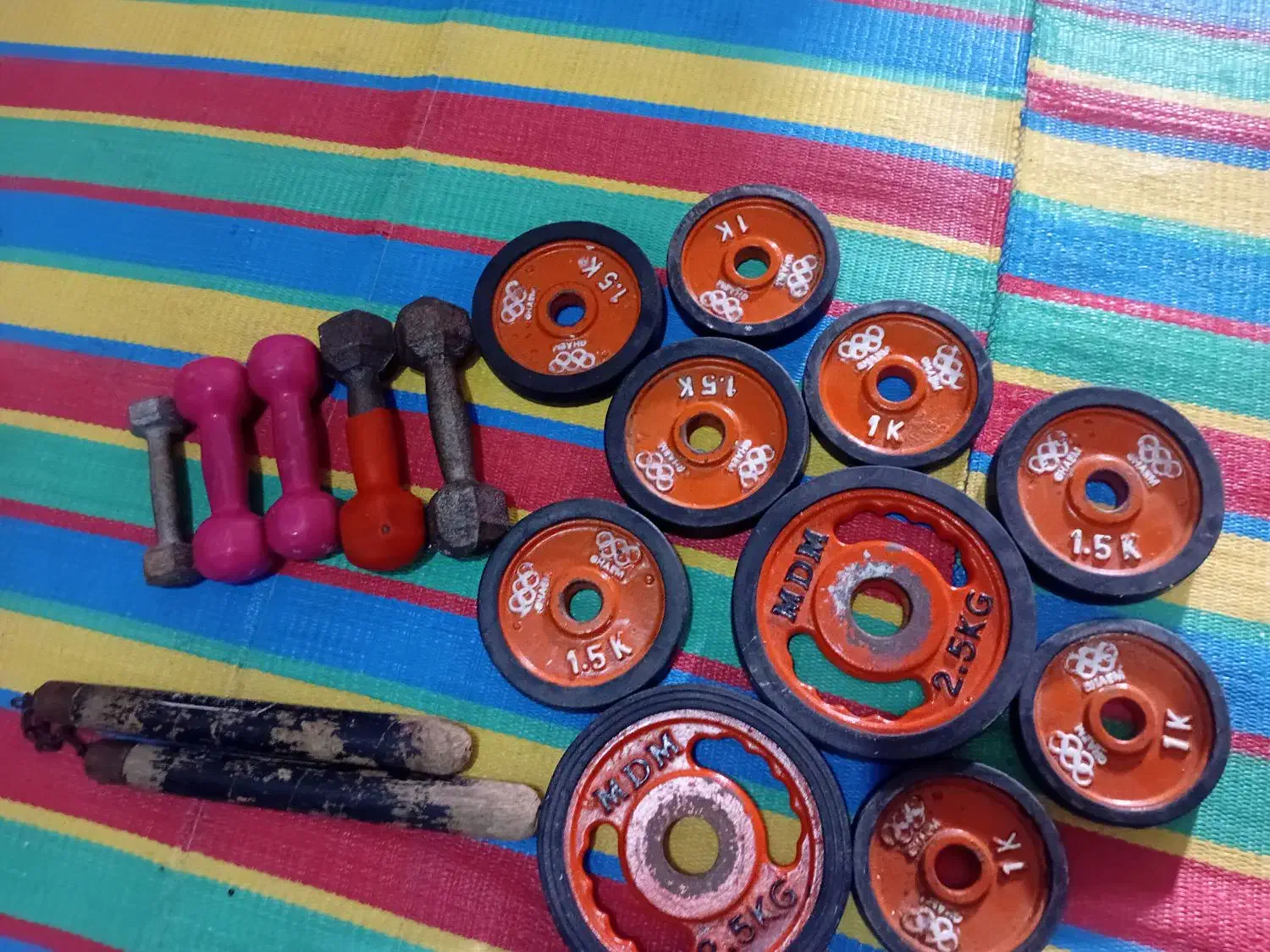 وزنه|تجهیزات ورزشی|مسجد سلیمان, |دیوار