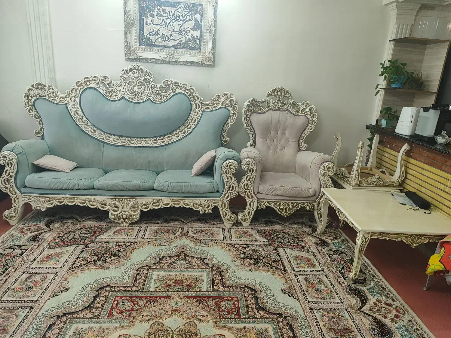 مبل سطلنتی رزین|مبلمان خانگی و میز عسلی|قزوین, |دیوار