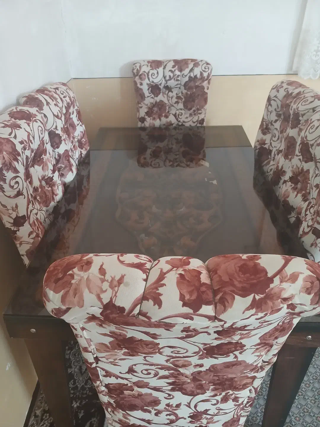 میز نهار خوری|میز و صندلی غذاخوری|سیلاخور, |دیوار