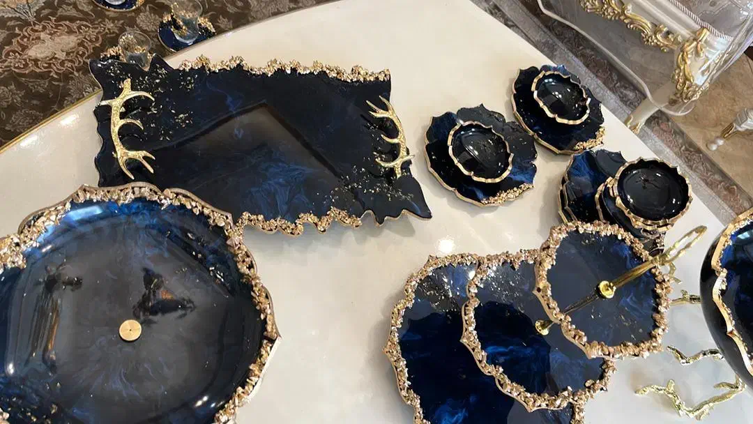 انواع سرویس رزین|ظروف سرو و پذیرایی|کارون, |دیوار