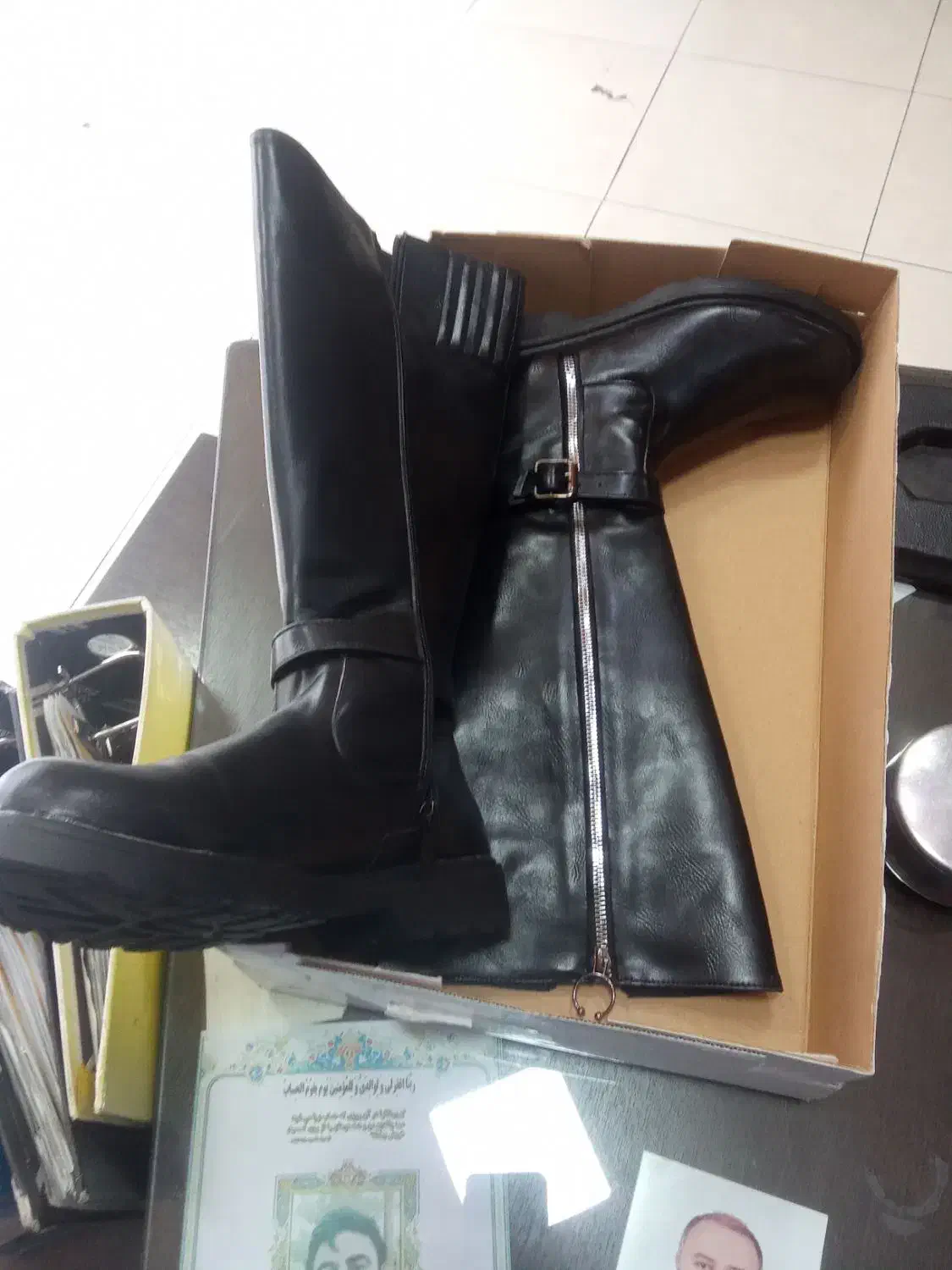یه جفت بوت ساق بلند سایز ۳۹|کیف، کفش، کمربند|کرج, کرج نو|دیوار