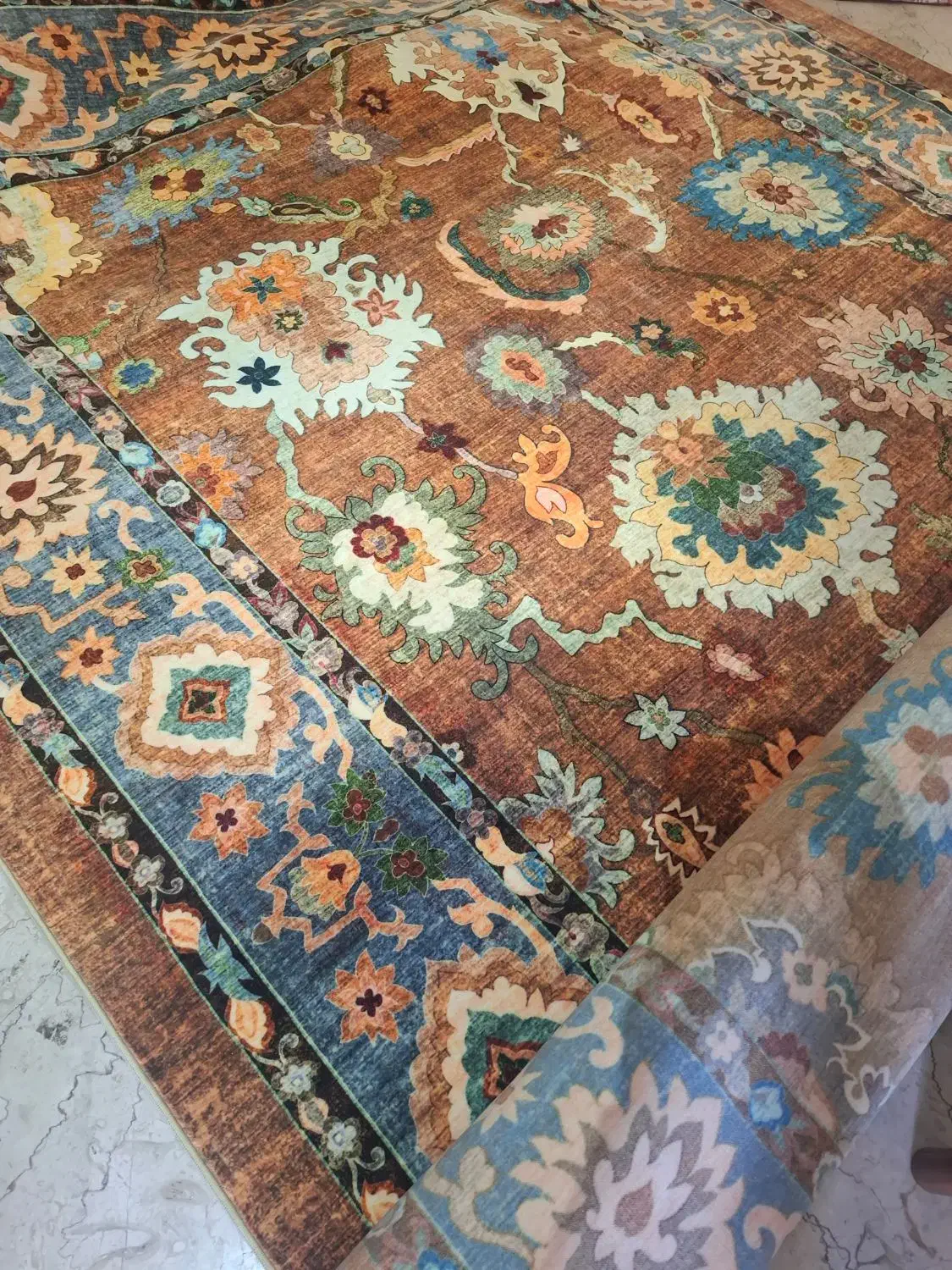 دو تخته فرش 6 متری نخ ابریشم|فرش|تهران, سازمان برنامه شمالی|دیوار