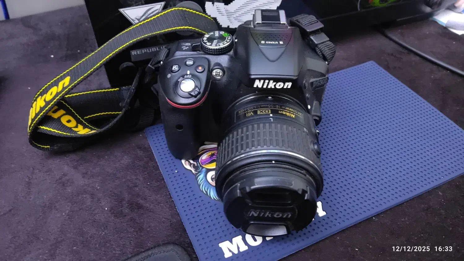 دوربین نیکون D5300-با لنز۵۵ـ۱۸/شات۷۰۰۰|دوربین عکاسی و فیلم‌برداری|تهران, سلسبیل شمالی|دیوار