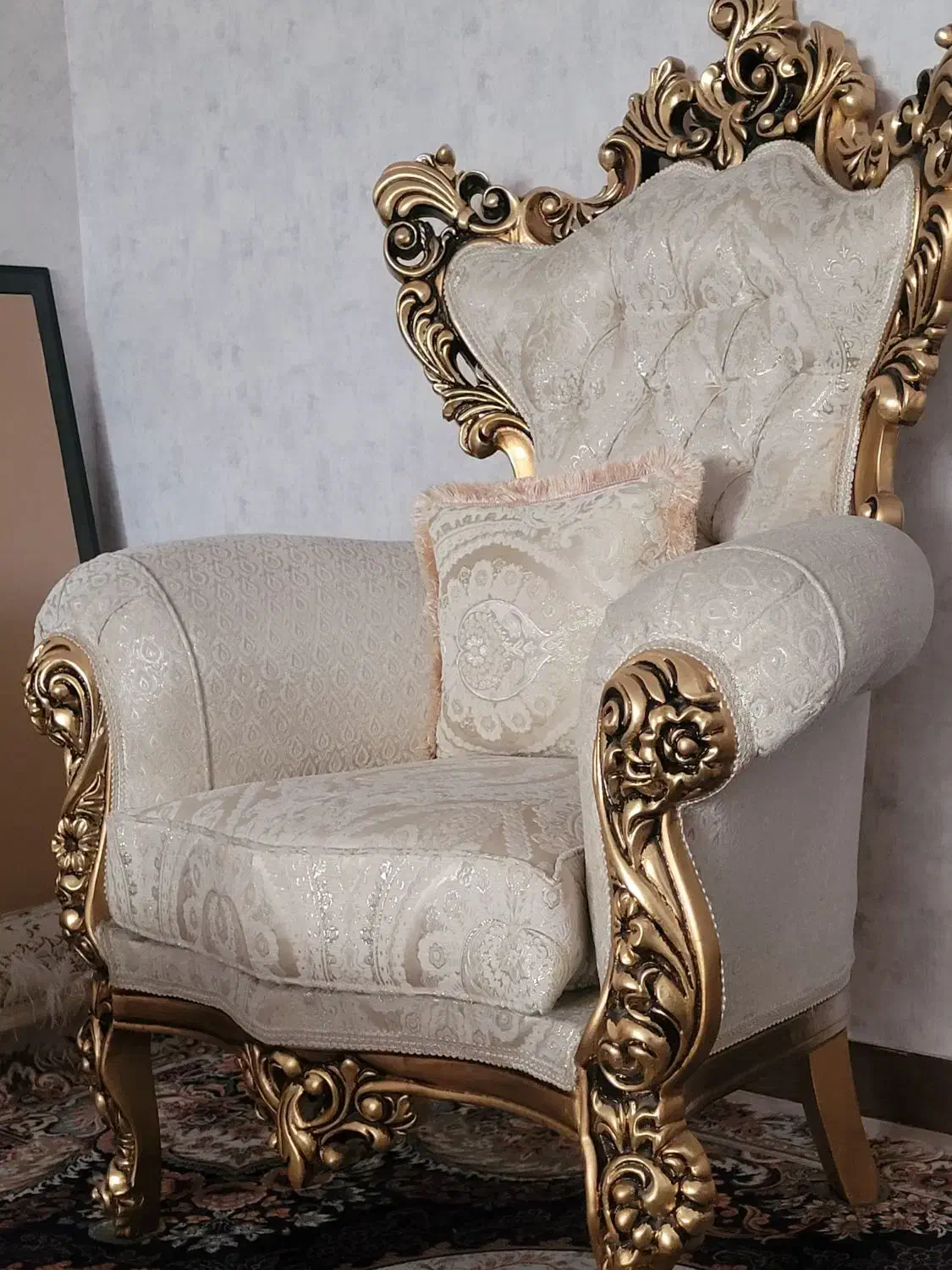 مبل استیل سلطنتی|مبلمان خانگی و میز عسلی|نسیم‌شهر, |دیوار