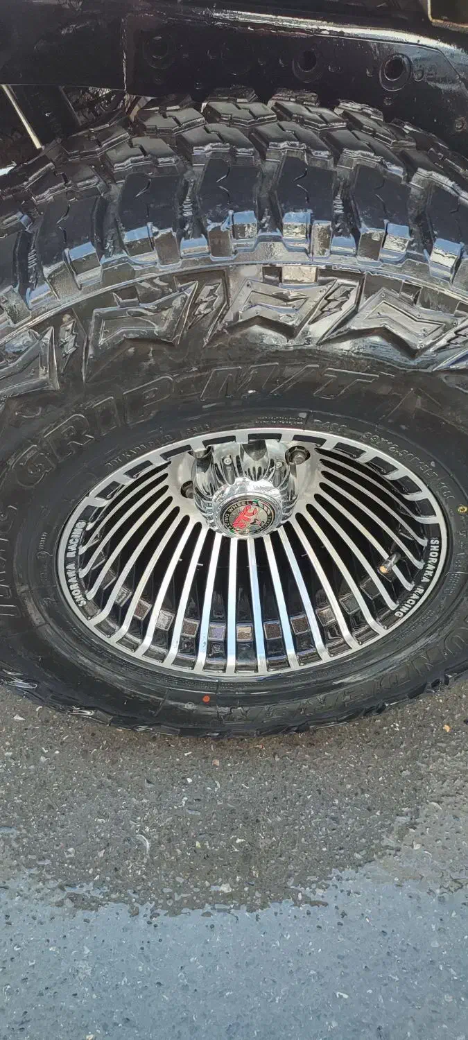 رینگ و لاستیک آفرود رینگ 15درحد صفر|قطعات یدکی و لوازم جانبی|کردکوی, |دیوار