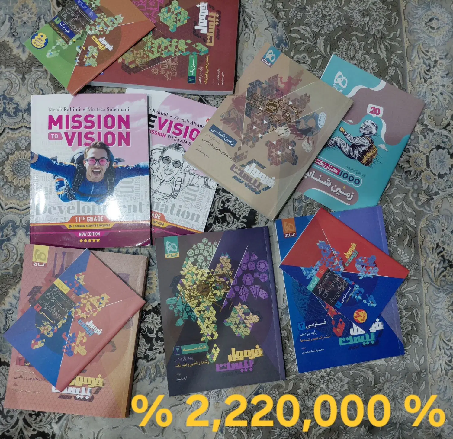 کتاب های کمک درسی فرمول بیست نهایی یازدهم ریاضی|کتاب و مجله آموزشی|تهران, شهرک شریعتی|دیوار