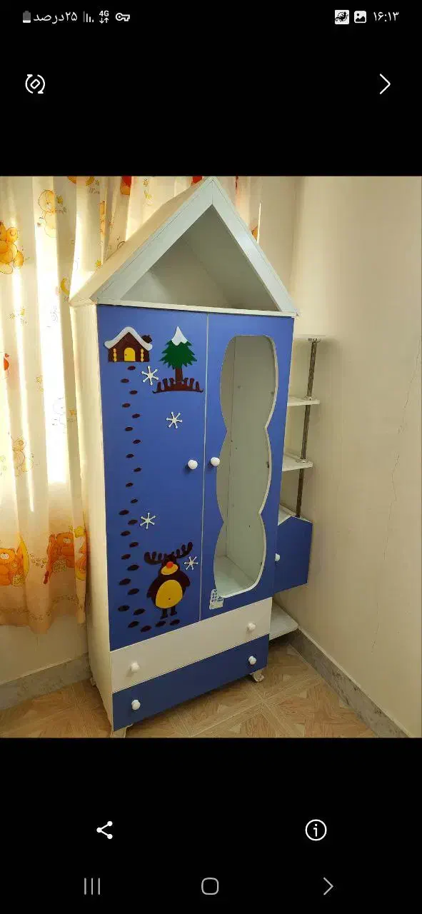 سرویس کامل چوب کودک|تخت و سرویس خواب|بجنورد, |دیوار