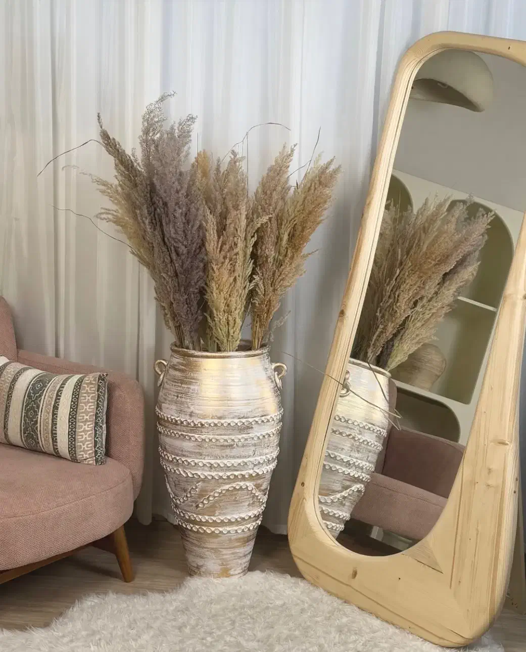 گلدان سفالی دست ساز پتینه ۷۰سانت|صنایع دستی و سایر لوازم تزئینی|خرمآباد, |دیوار