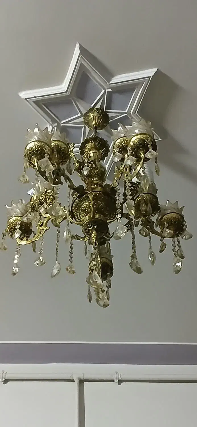 لوستر برنز|لوستر و چراغ آویز|کرمانشاه, |دیوار