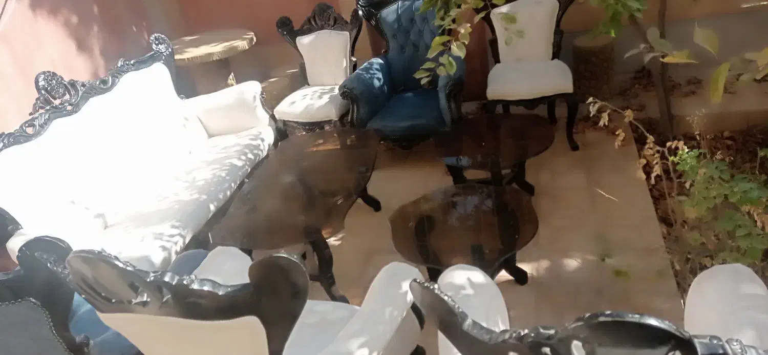 مبل سلطنتی 9 نفره|مبلمان خانگی و میز عسلی|گلبهار, شهر جدید گلبهار|دیوار