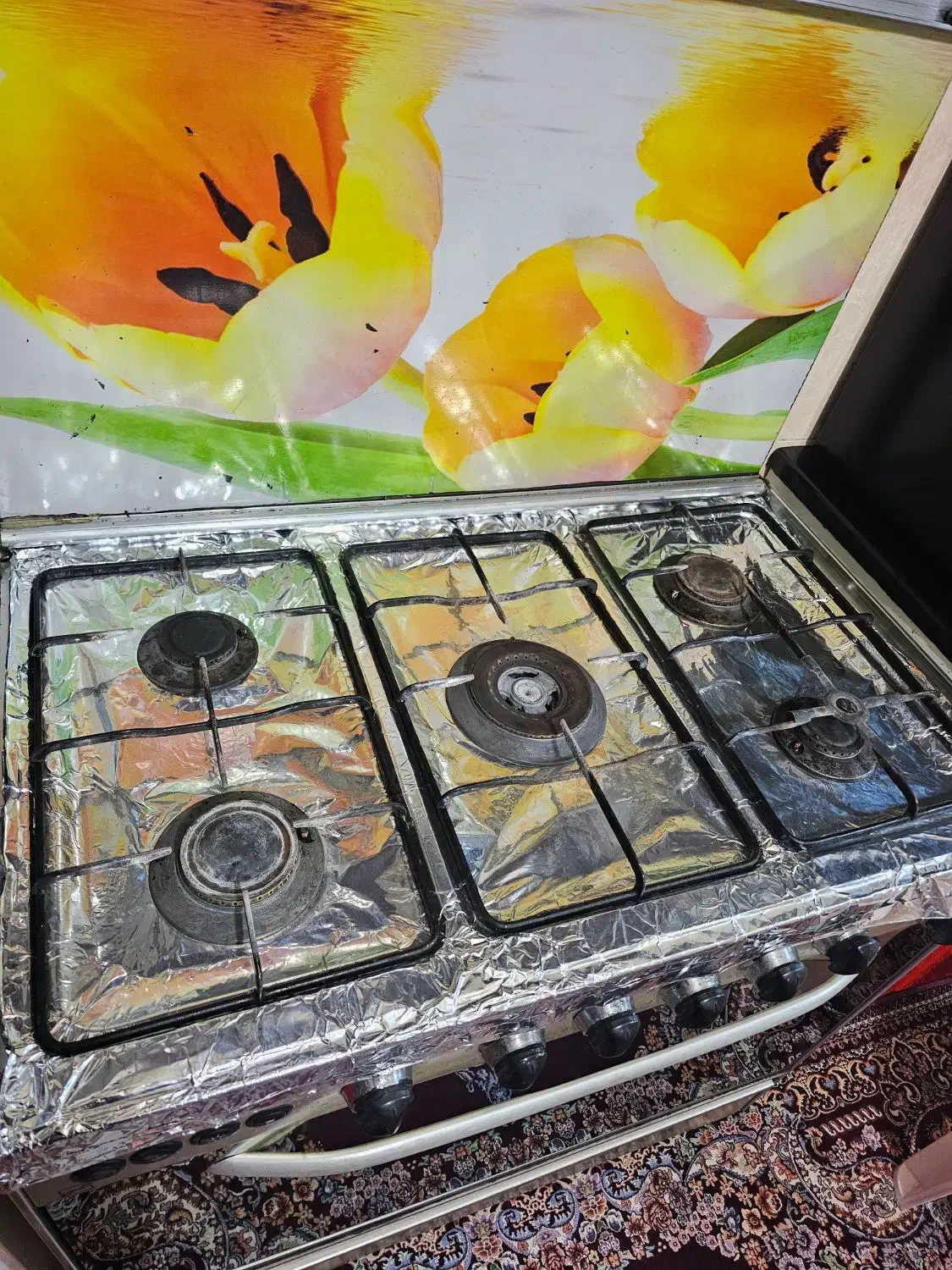 فرگاز ثمین ۵ شعله|اجاق گاز و لوازم برقی پختوپز|رامهرمز, |دیوار