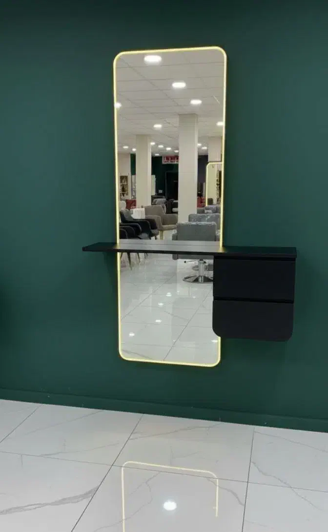 ست آینه بک لایت و کنسول دو کشو طرح تابان|آینه|مشهد, حجت|دیوار