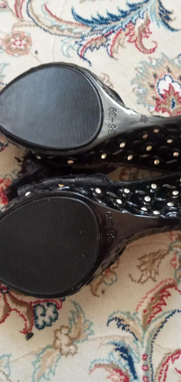 صندل روفرشی مشکی شیک س۳۸/۳۹|کیف، کفش، کمربند|فردیس, فردیس|دیوار