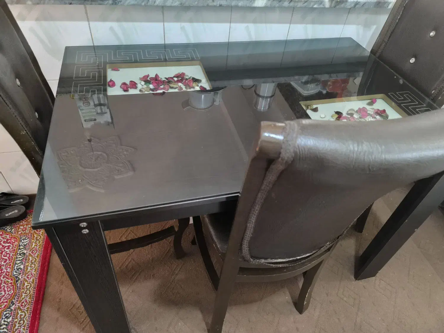 میزناهارخوری چهارنفره سالم|میز و صندلی غذاخوری|املش, |دیوار