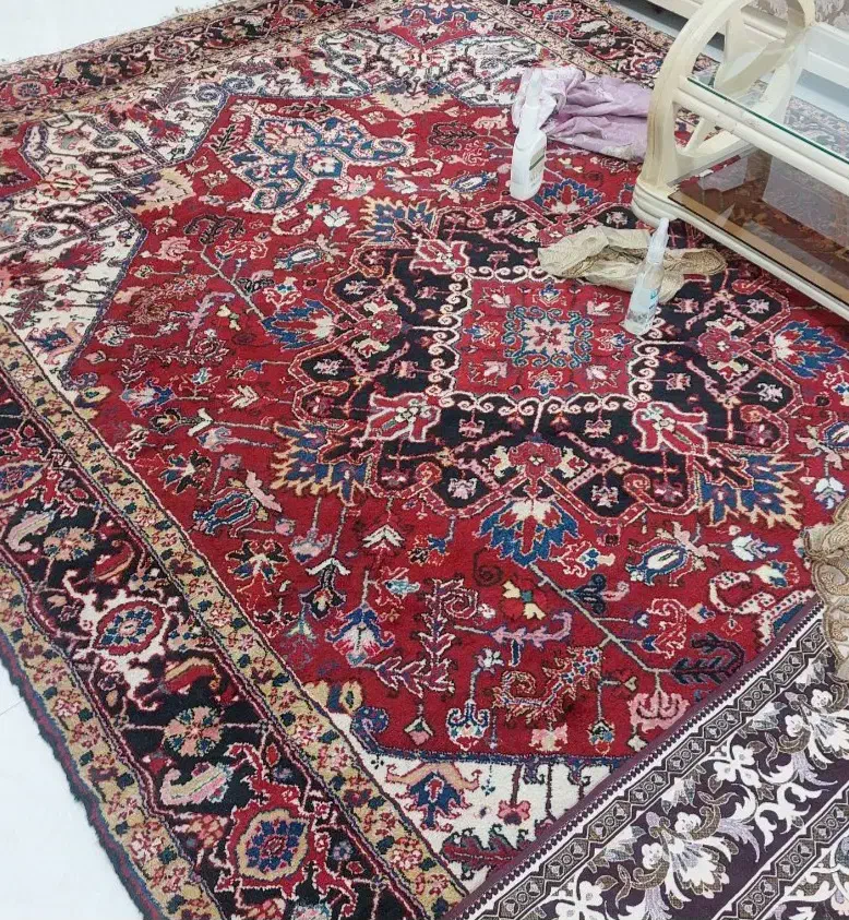 فرش دستباف هریس قدیمی اصل|فرش|اهر, |دیوار