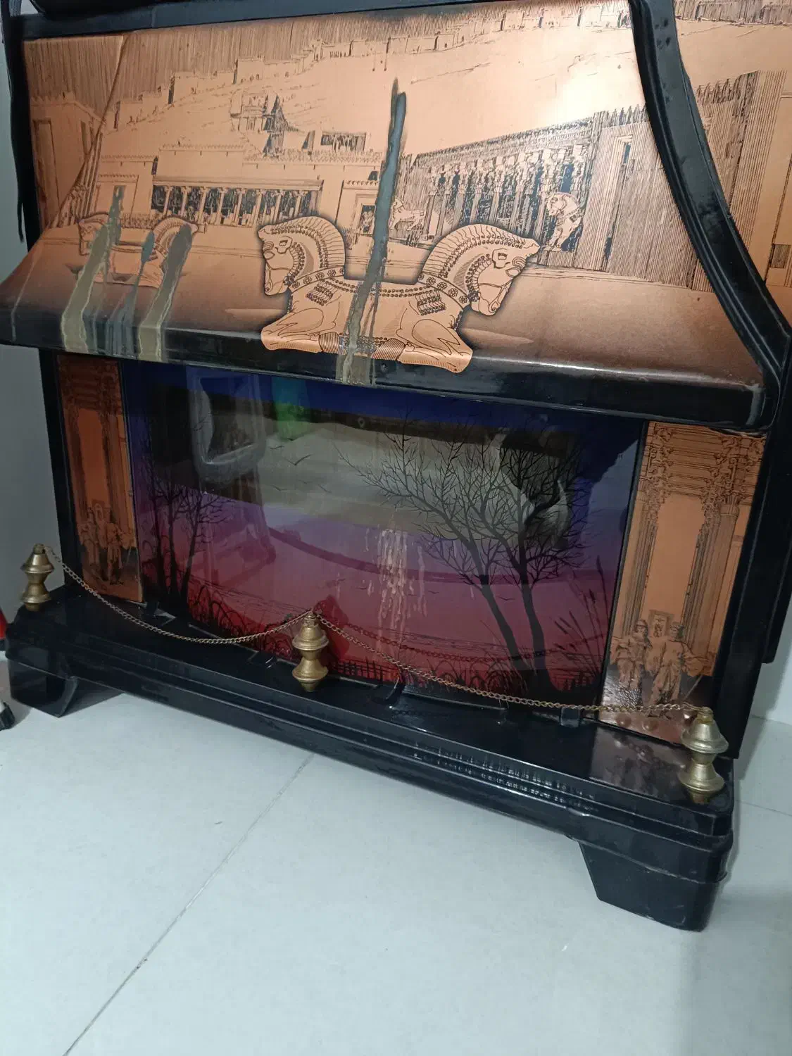 بخاری شومینه در حد نو|بخاری، هیتر، شومینه|نورآباد, |دیوار