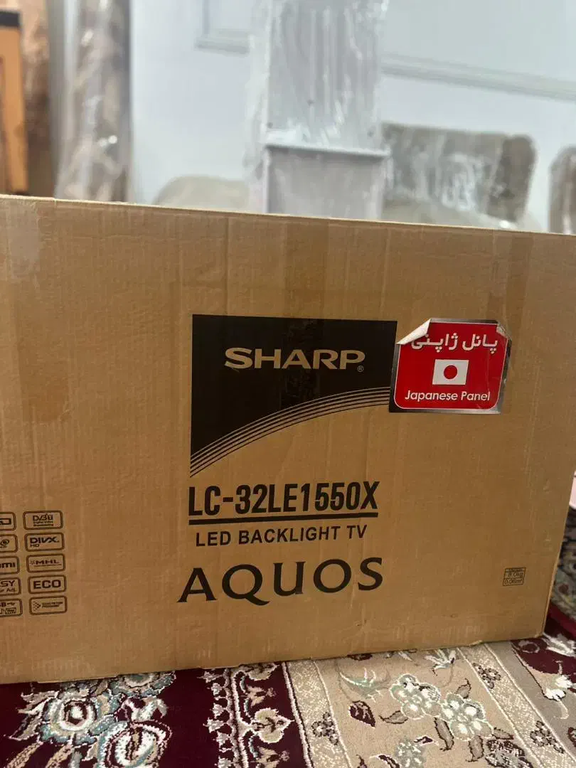 تلویزیون شارپ 32اینچ|تلویزیون و پروژکتور|زابل, |دیوار