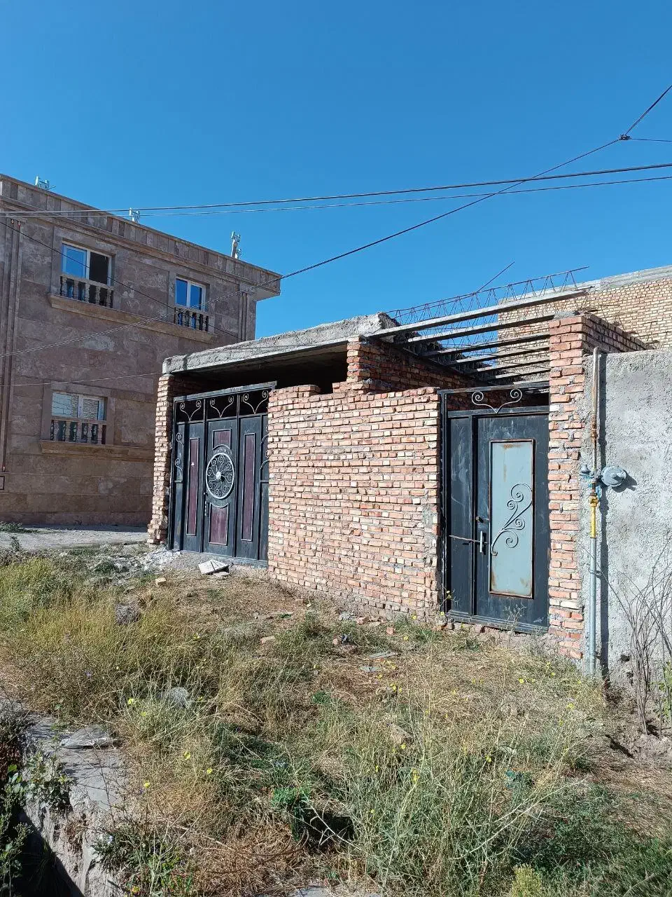 ملک نیمه کار ۹۰ متری دونبش در بلوار جانبازان|فروش زمین و ملک کلنگی|مشگین شهر, |دیوار