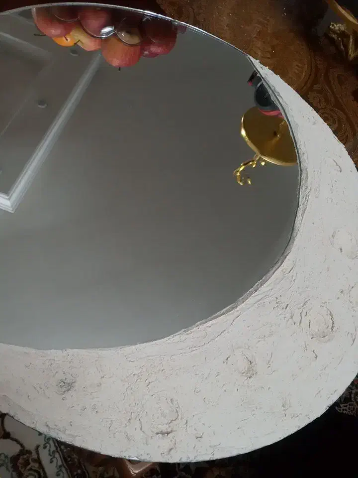 ماه روی آینه|تابلو، نقاشی، عکس|قم, قلعه کامکار|دیوار