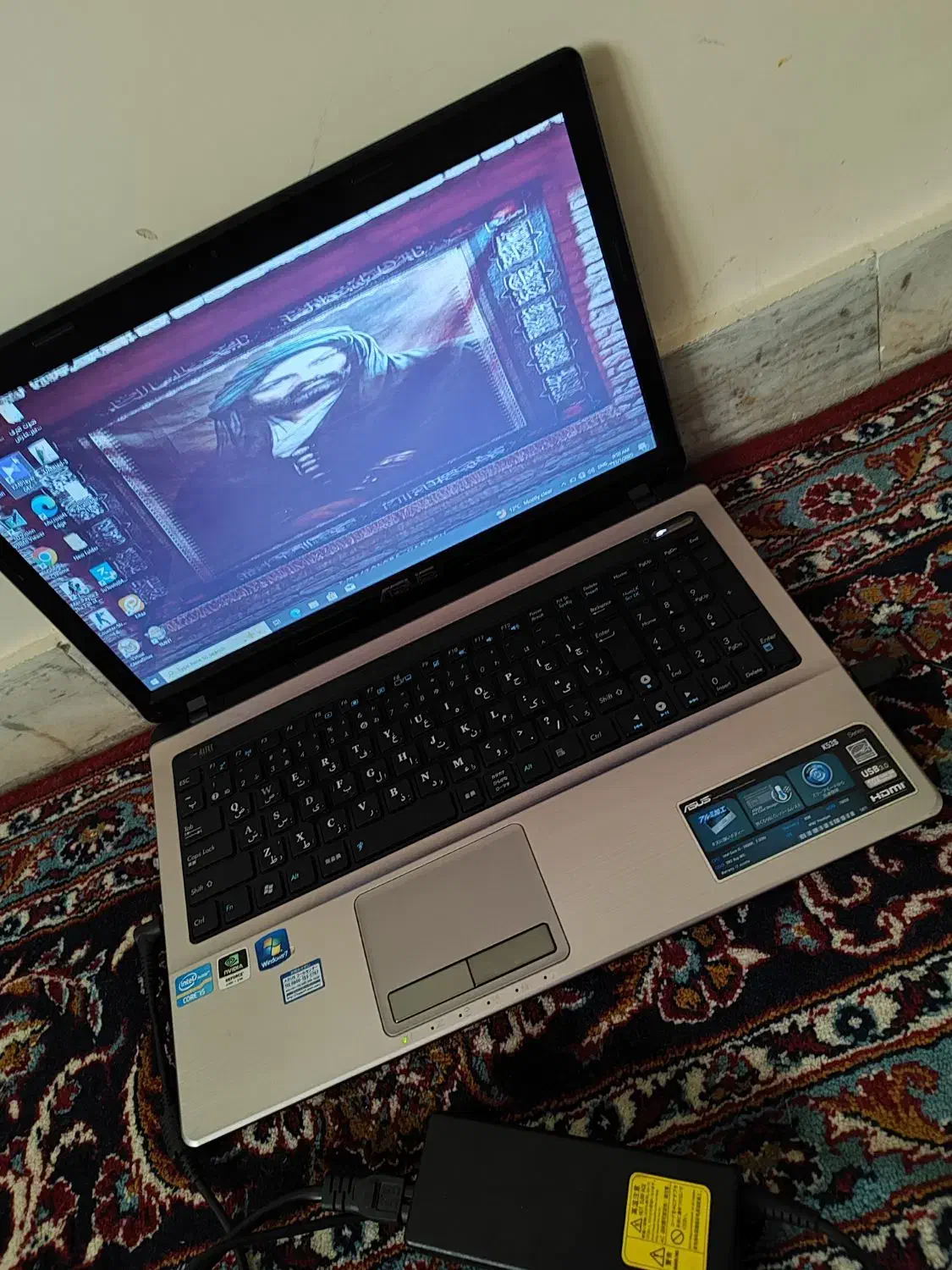 لب تاپ ایسوز صحیح سالم|رایانه همراه|اصفهان, نقش جهان|دیوار