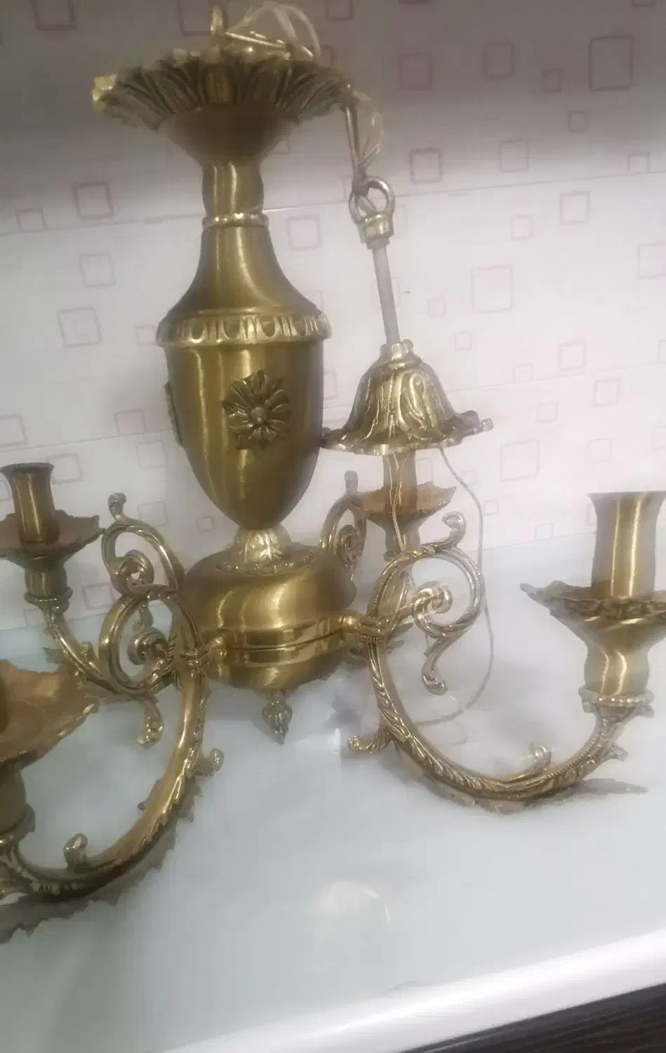 لوستر|لوستر و چراغ آویز|تبریز, |دیوار