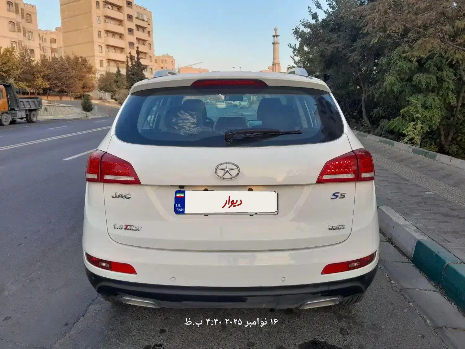 جک اس ۵ نیوفیس مدل ۱۴۰۲ سفید|خودرو سواری و وانت|تهران, شهرک شهید باقری|دیوار