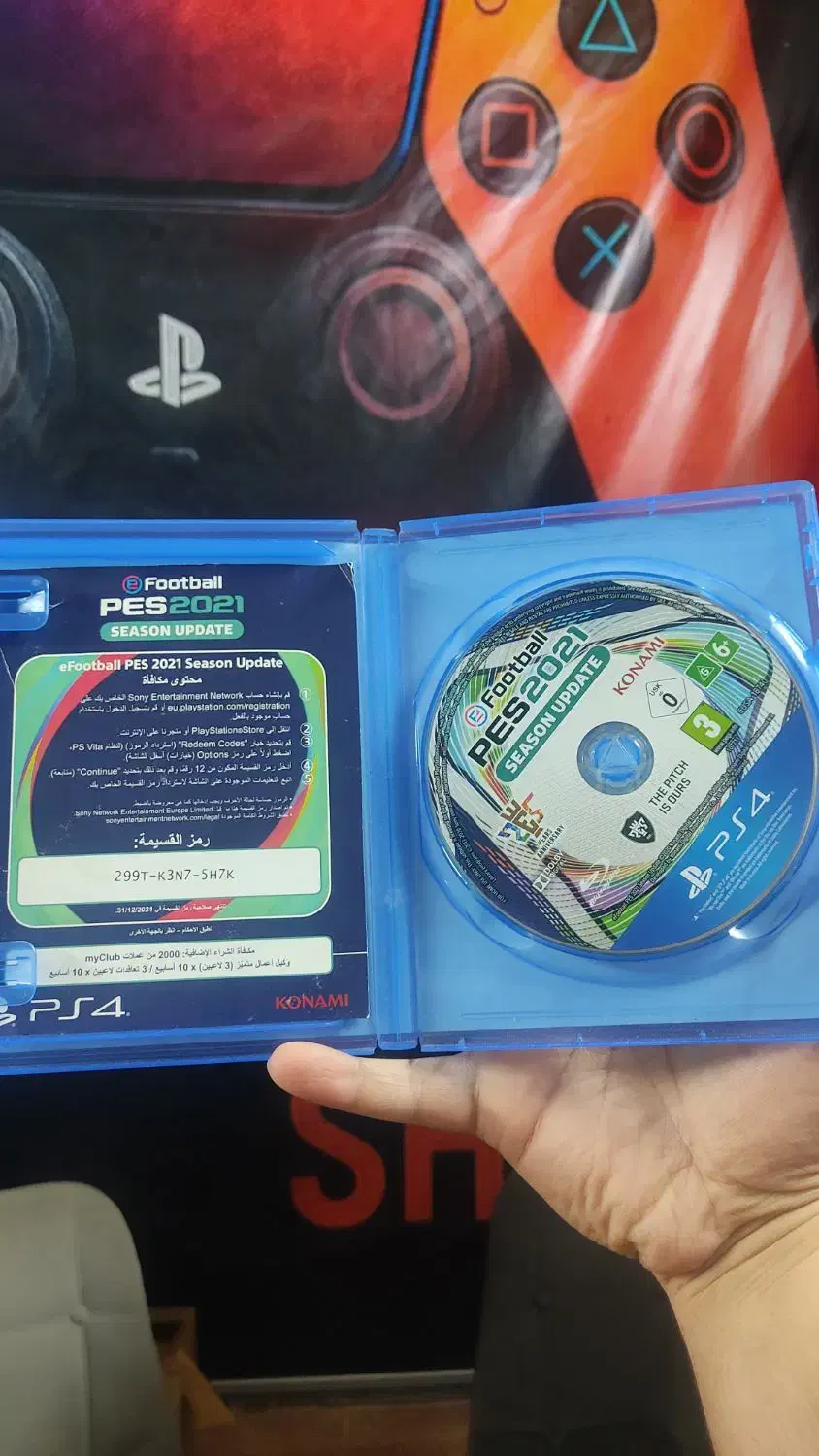 دیسک pes21 ps4|کنسول، بازی ویدئویی و آنلاین|محمودآباد, |دیوار