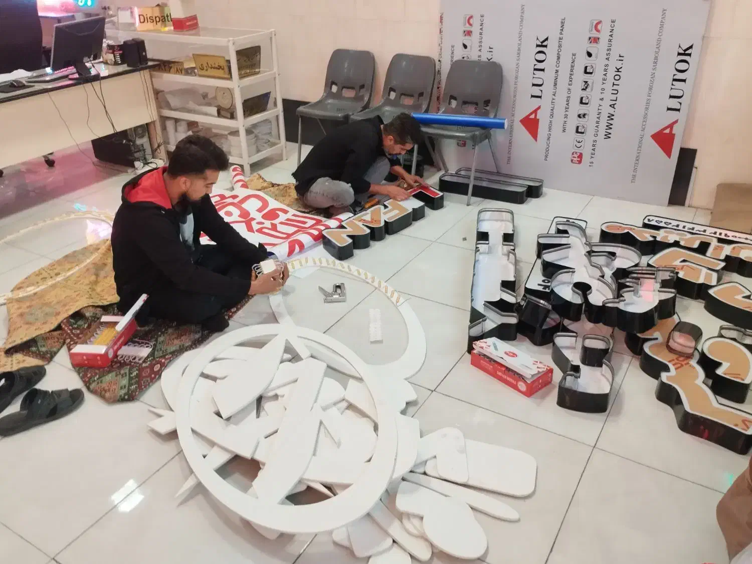 شهر تابلو ساخت چلنیوم و کامپوزیت با شرایط چکی|حراج|زنجان, |دیوار