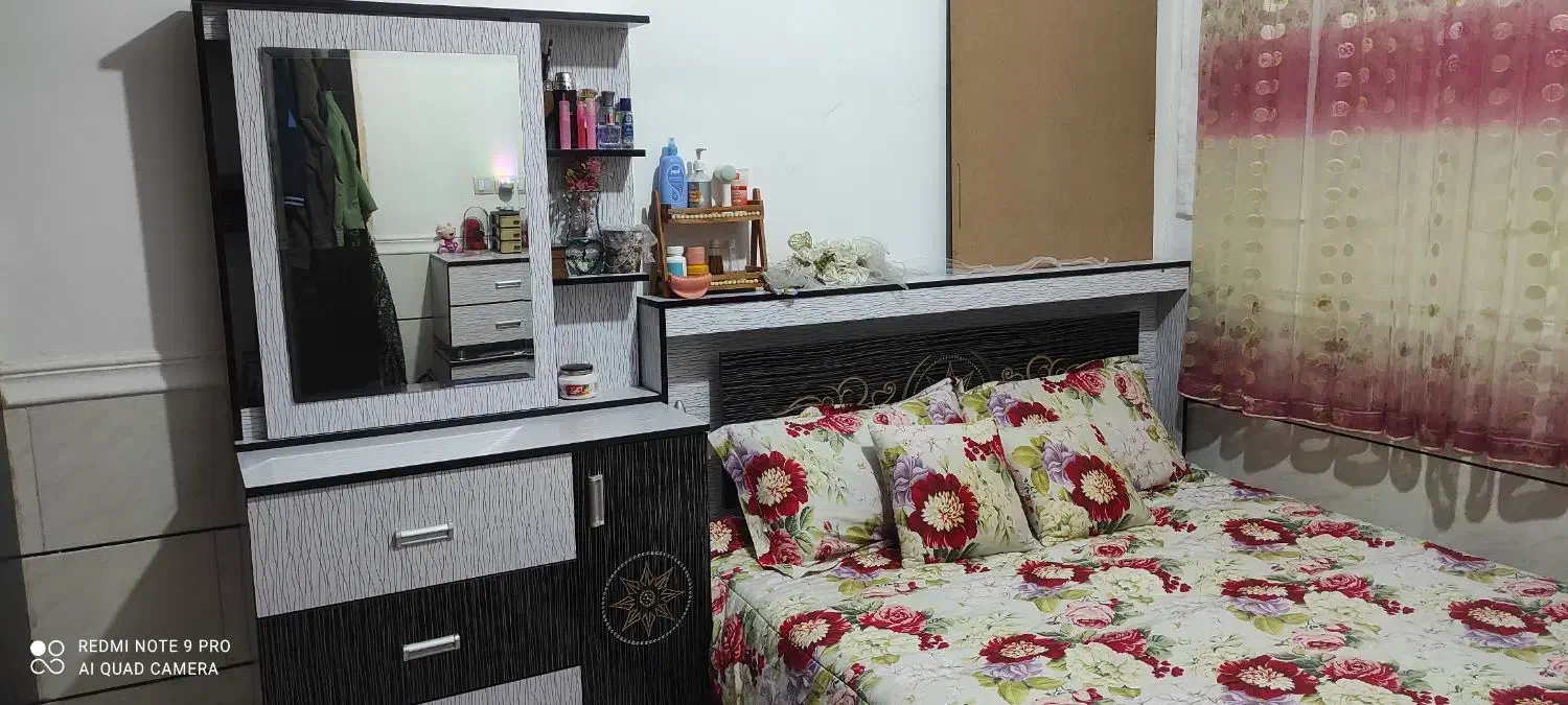 سرویس خواب دو نفره|تخت و سرویس خواب|اشتهارد, |دیوار