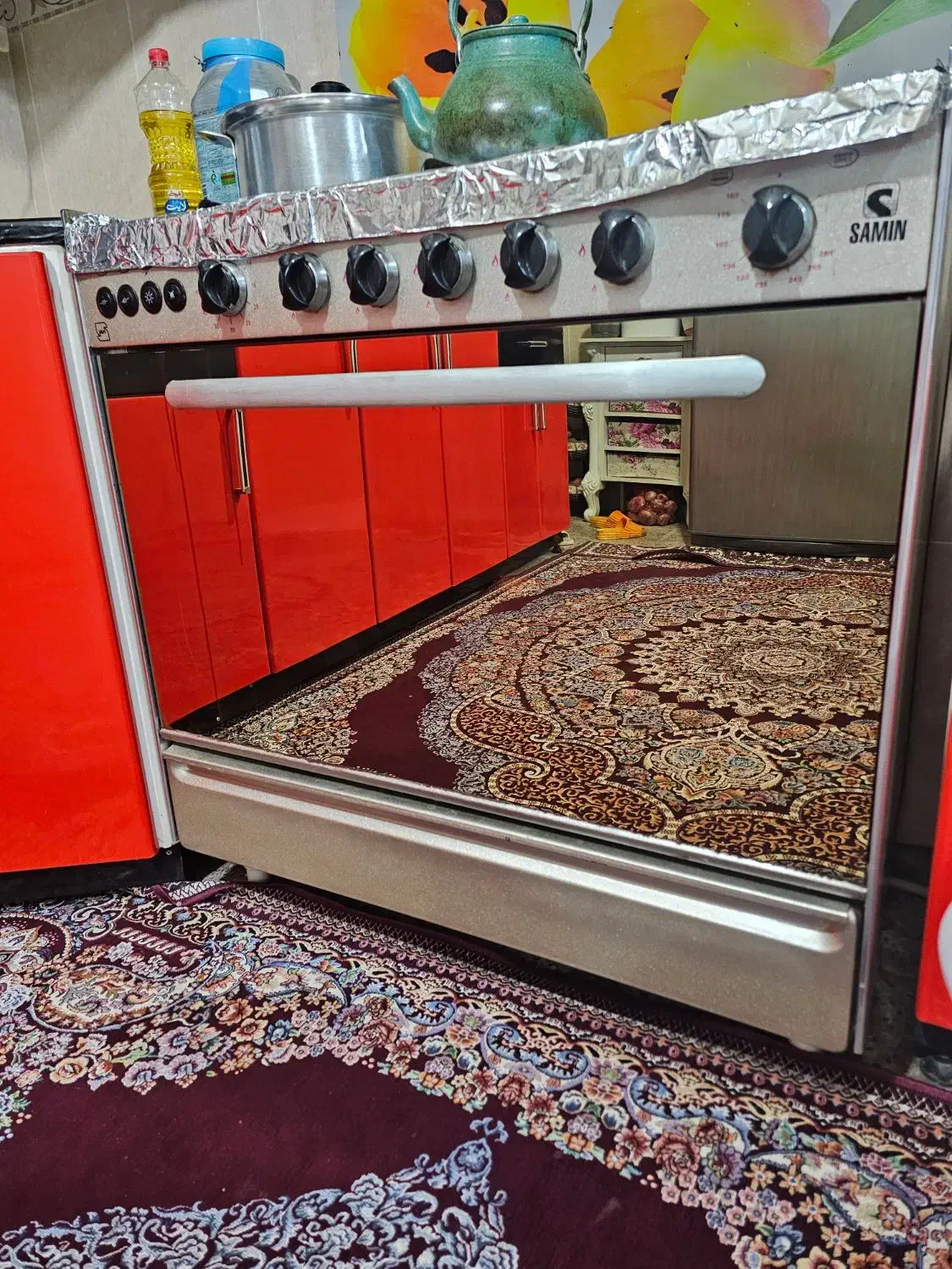 فرگاز ثمین ۵ شعله|اجاق گاز و لوازم برقی پختوپز|رامهرمز, |دیوار