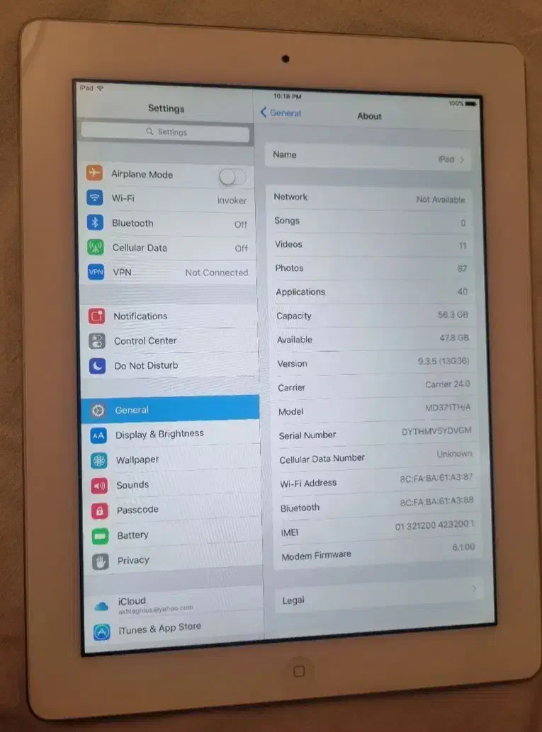 آیپد A1430 64GB 4G نسل سوم سیم کارت خور|تبلت|تهران, شارق|دیوار