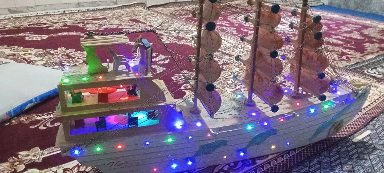 کشتی دست ساز|مجسمه، تندیس، ماکت|قم, ولیعصر|دیوار