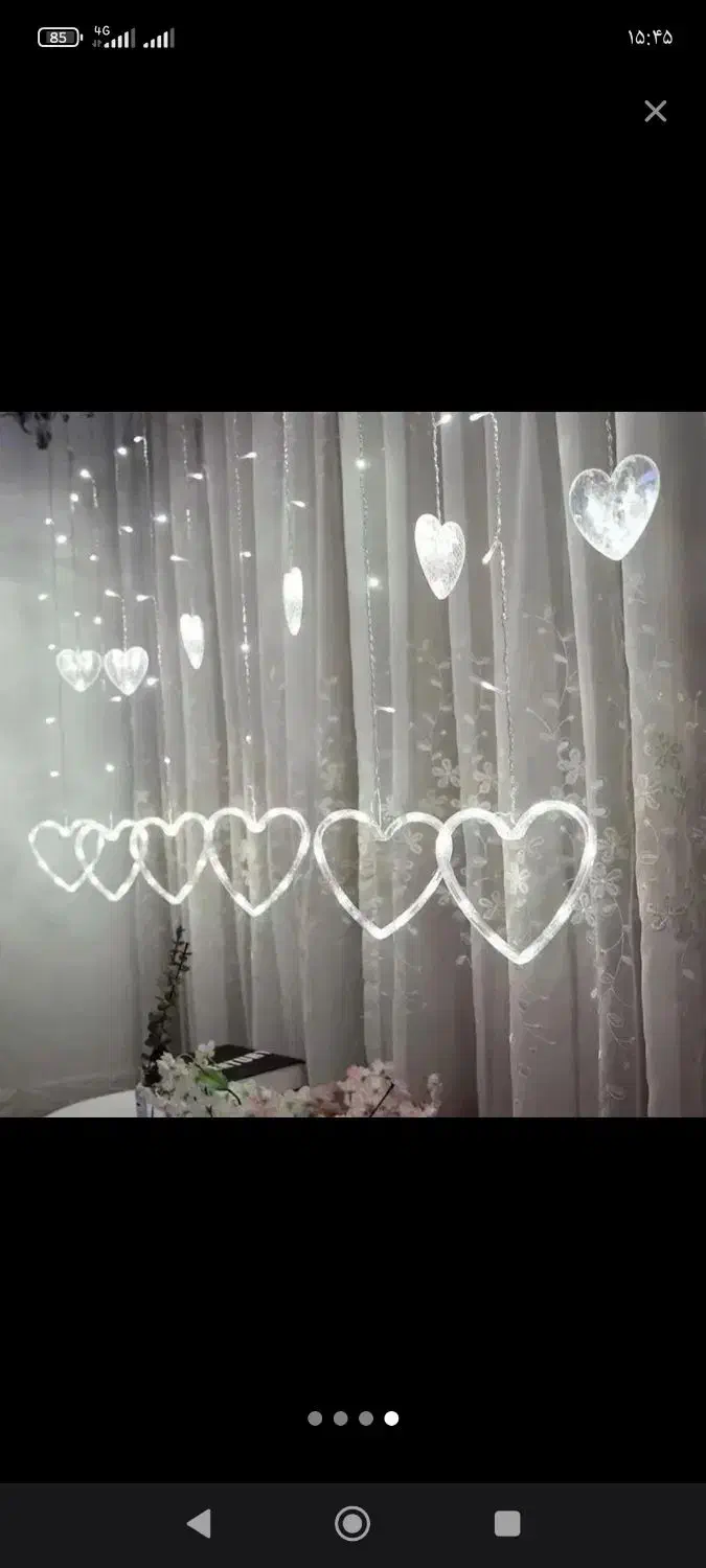 ریسه چراغ قلبی|ریسه و چراغ تزئینی|قم, انسجام|دیوار