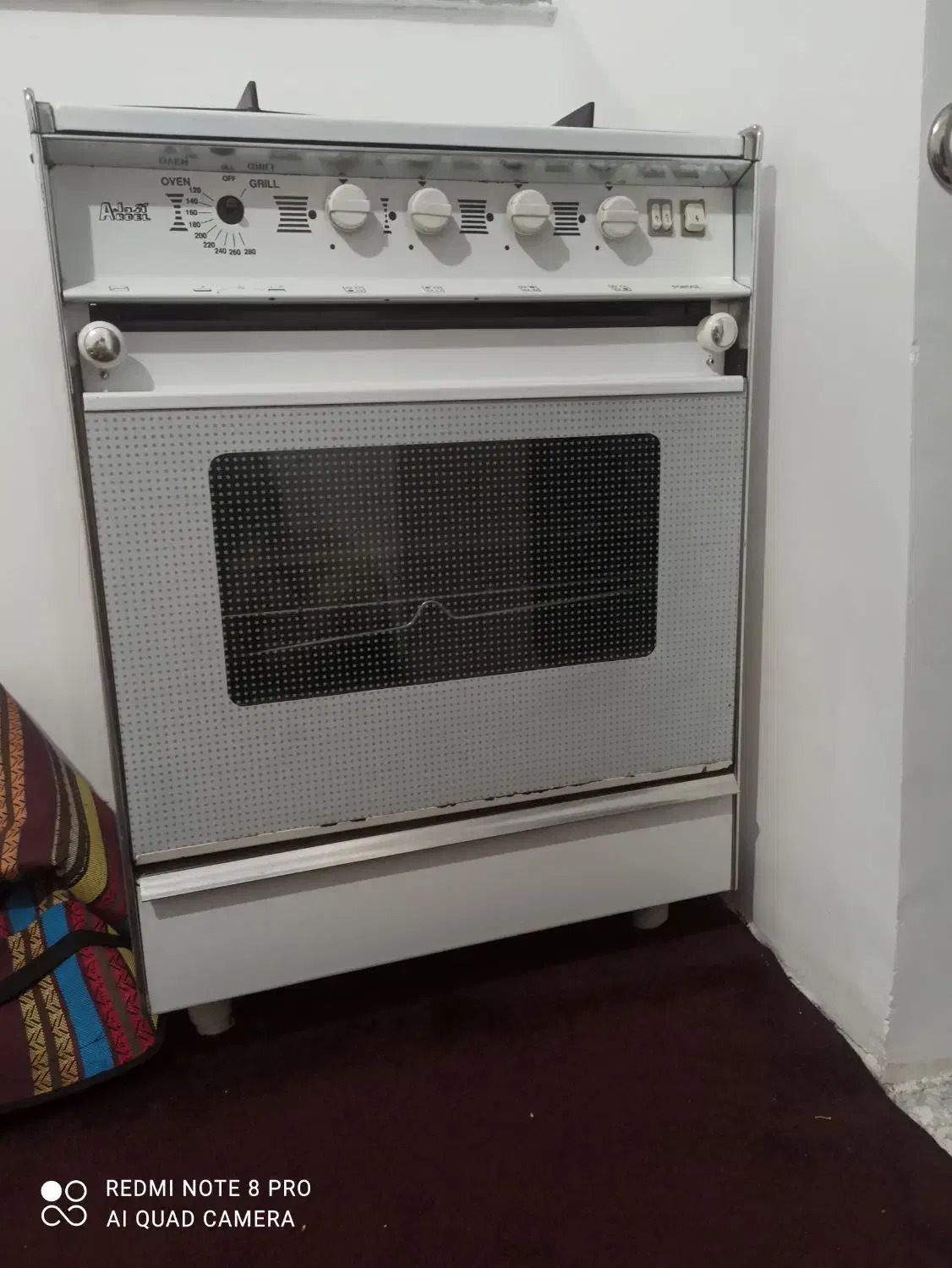 گاز چهار شعله فر دار سالم و بدون ایراد|اجاق گاز و لوازم برقی پختوپز|پاوه, |دیوار