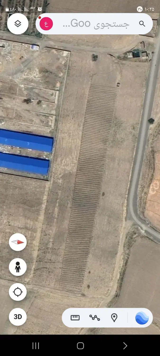 زمین زراعی به متراژ یک هکتار باهات ساعت حق آبه|فروش دفتر صنعتی، کشاورزی، تجاری|کشکسرای, |دیوار