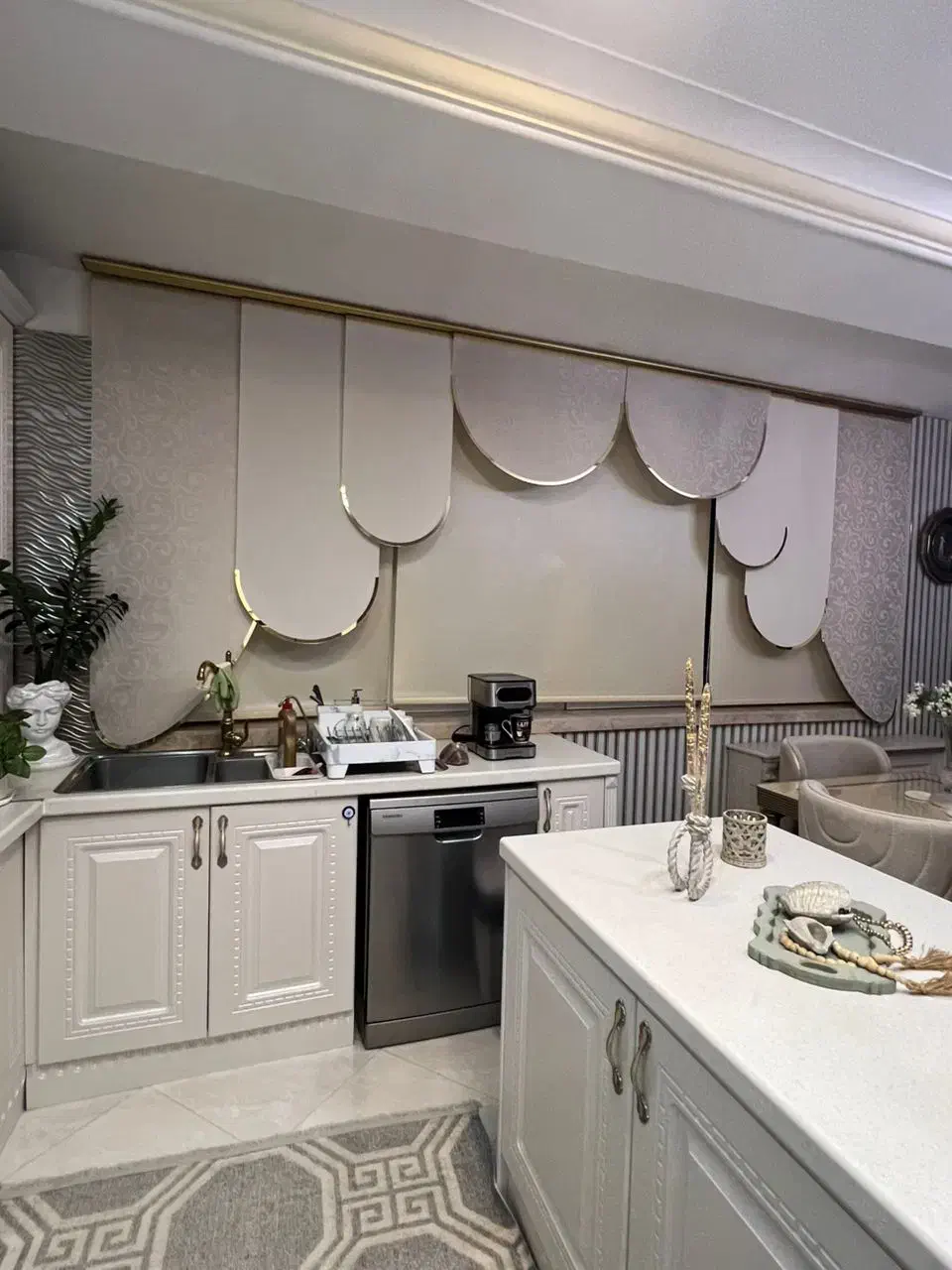 پرده کوبیسم|پرده، رانر، رومیزی|لاهیجان, مهرگان|دیوار