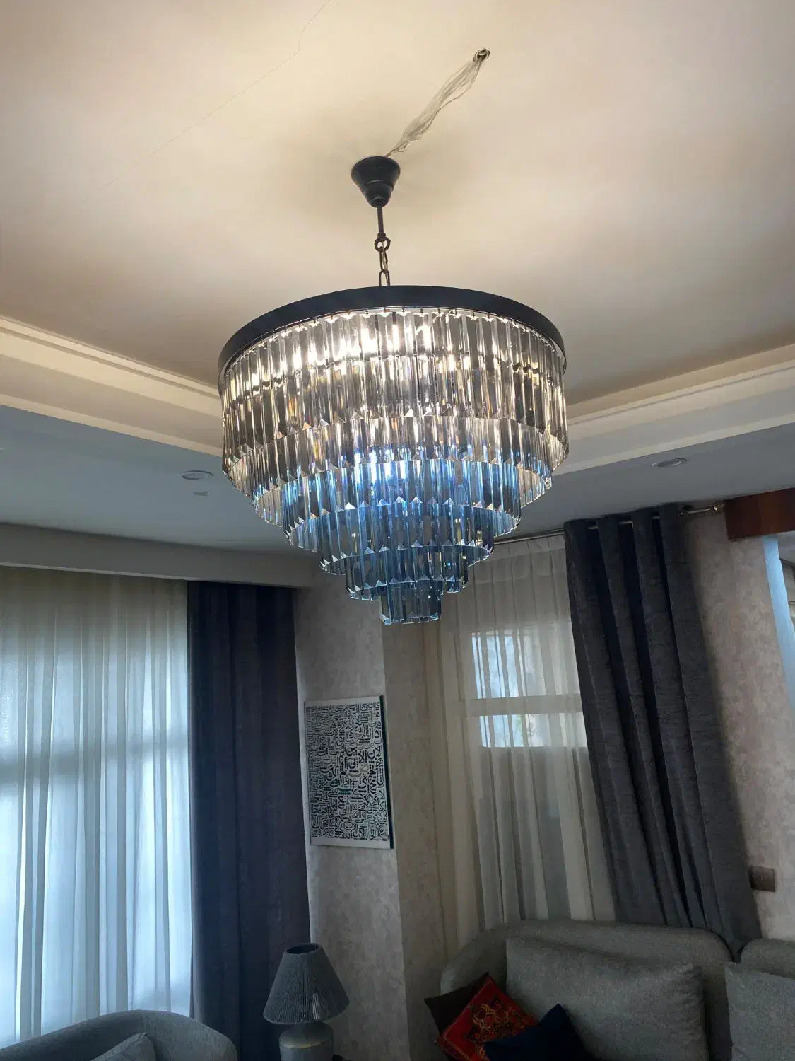 لوستر کریسال|لوستر و چراغ آویز|کرج, شهرک آسمان|دیوار