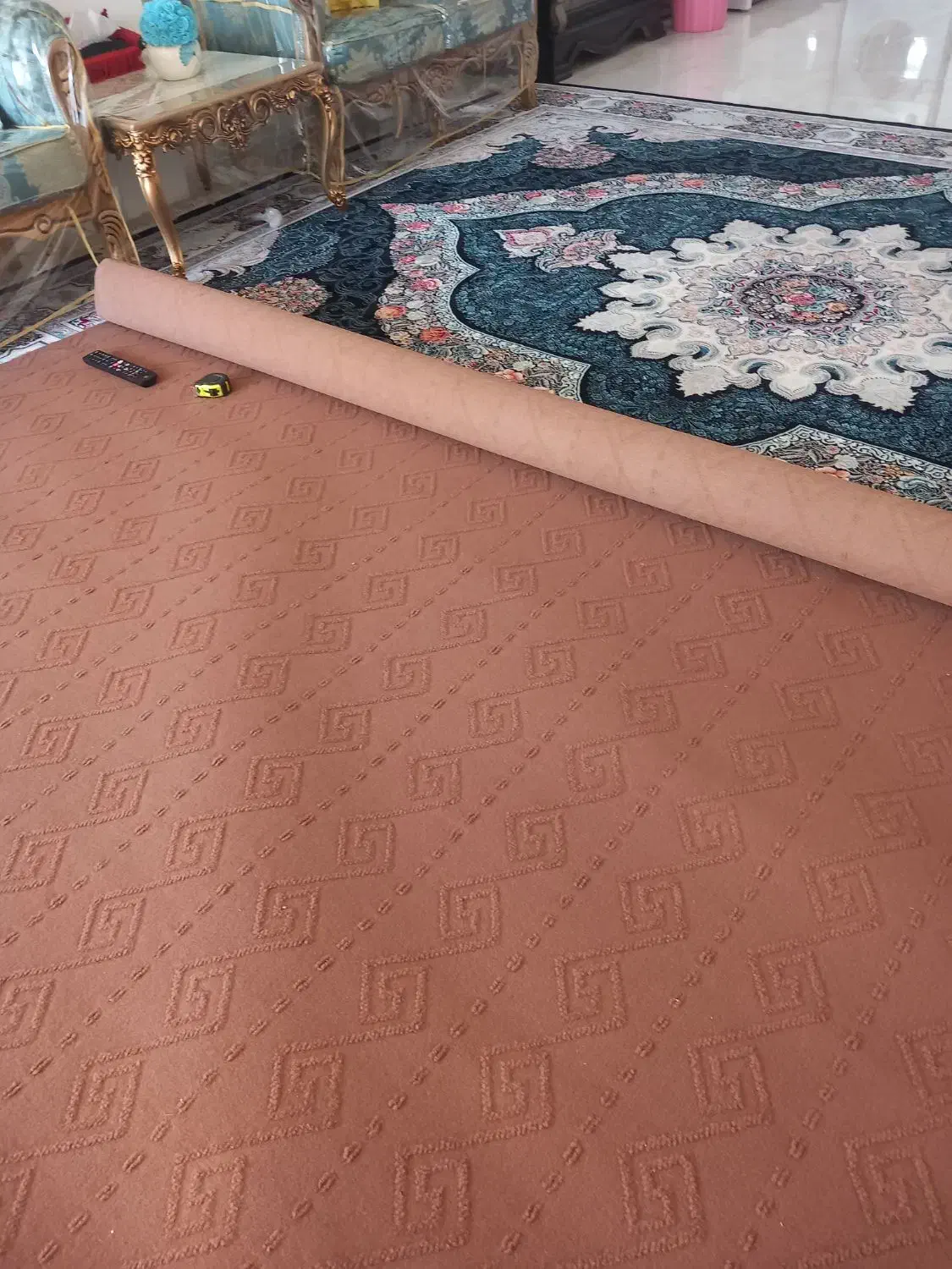 موکت طرحدار در حد نو نو|موکت|بروجن, |دیوار