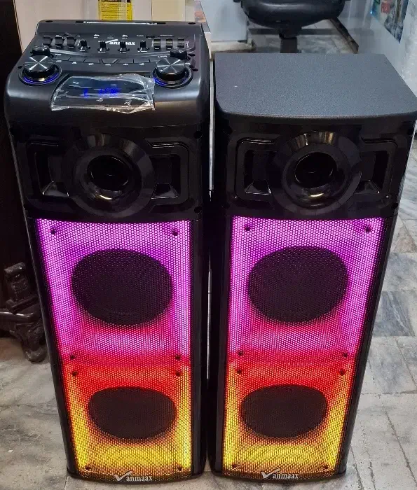 سینما خانواده اسپیکر جفتی باند رقص نور vanmaax|سیستم صوتی خانگی|مشهد, تلگرد|دیوار