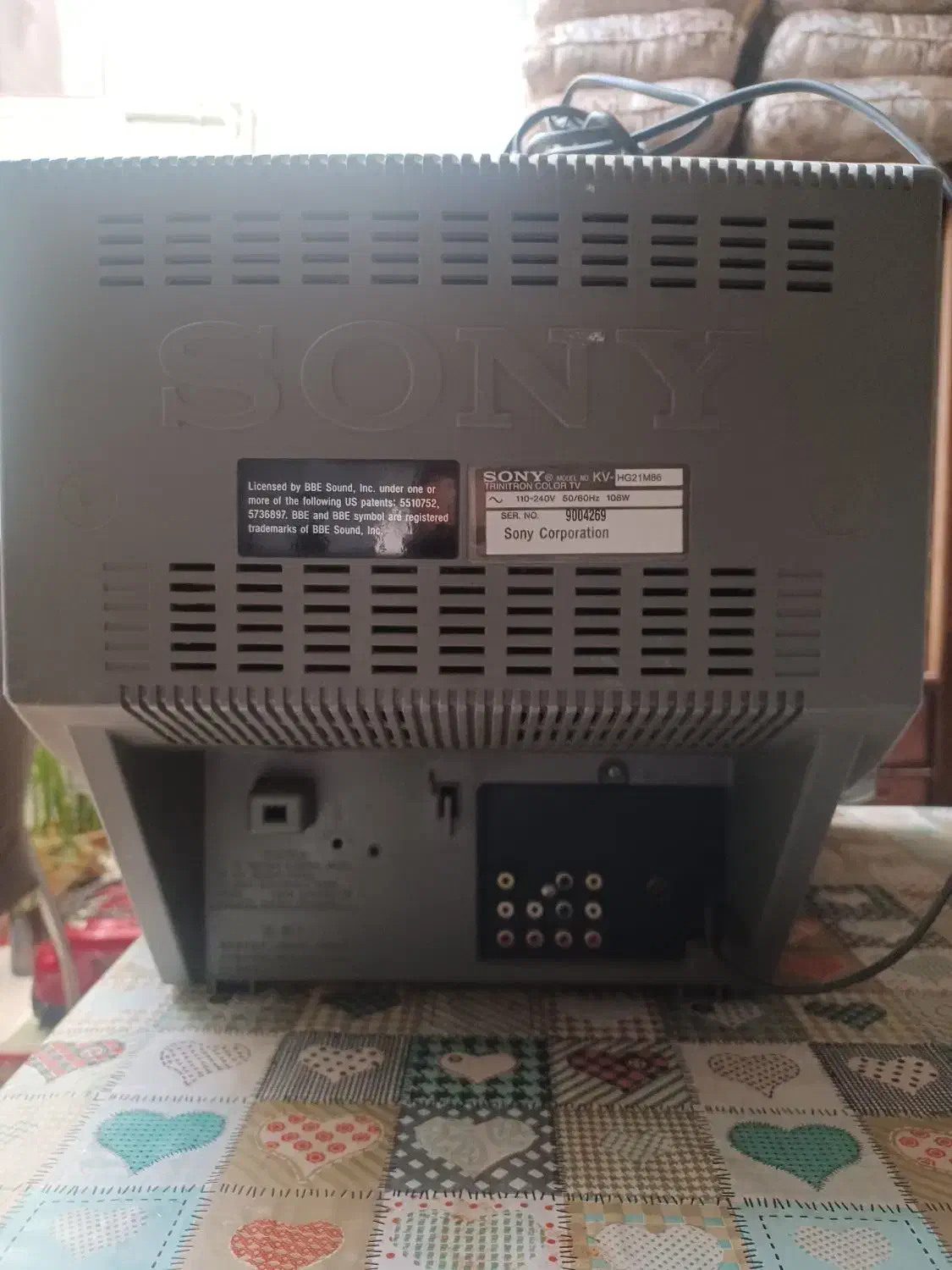 تلوزیون SONY ژاپن مدل ۲۱|تلویزیون و پروژکتور|فارسان, |دیوار