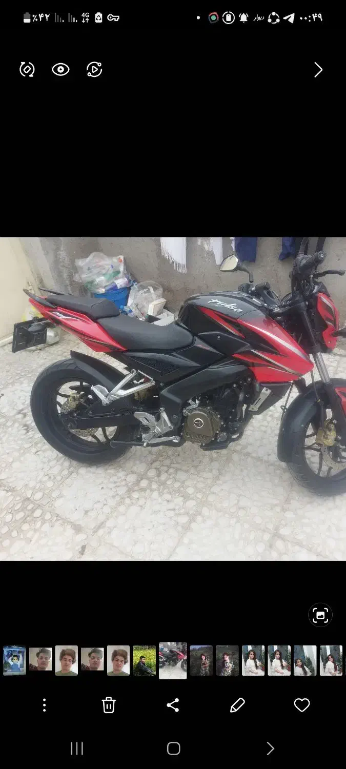 موتور ns200|موتورسیکلت|اردبیل, |دیوار