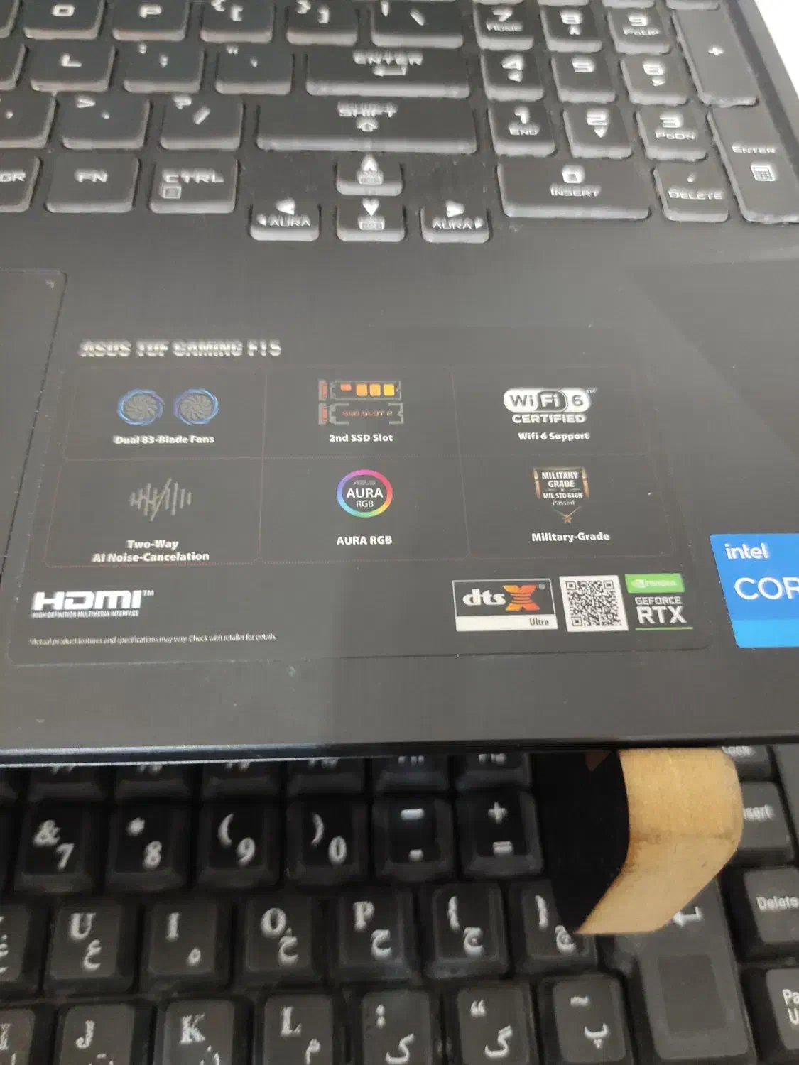 لپ تاپ گیمینگ ایسوس ASUS TUF F15 FX506C|رایانه همراه|اصفهان, سپاهان‌شهر|دیوار