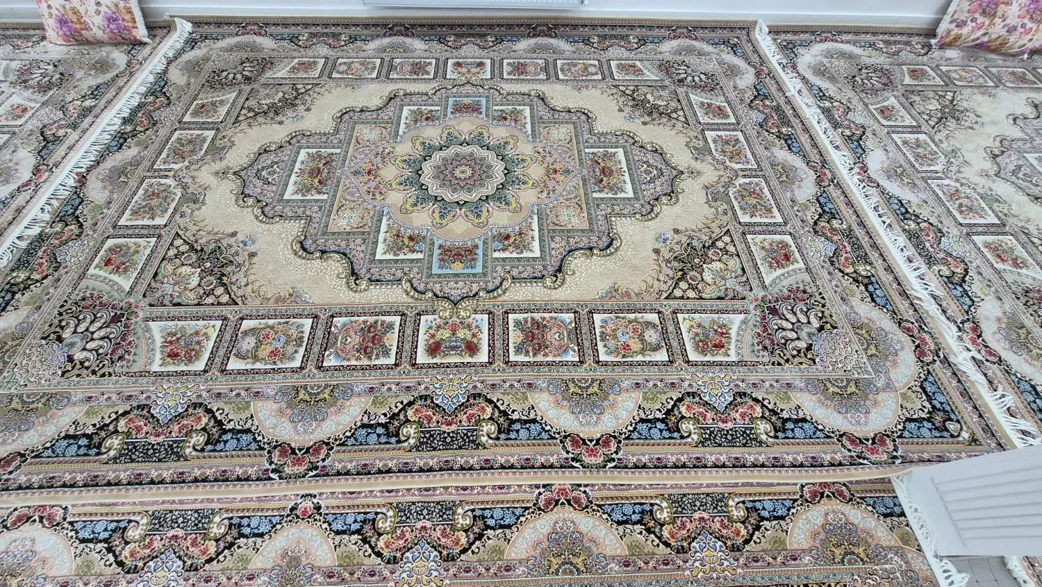 فرش ۱۲متری اک بند یک تخته نو نو|فرش|الشتر, |دیوار