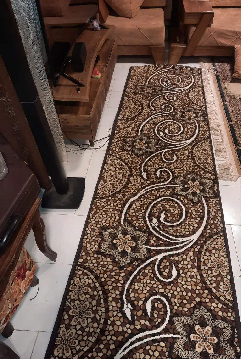 فرش کناره درحدنو چند ماه بیشتر کار نکرده ۳،۴۰در ۸۰|فرش|همدان, |دیوار